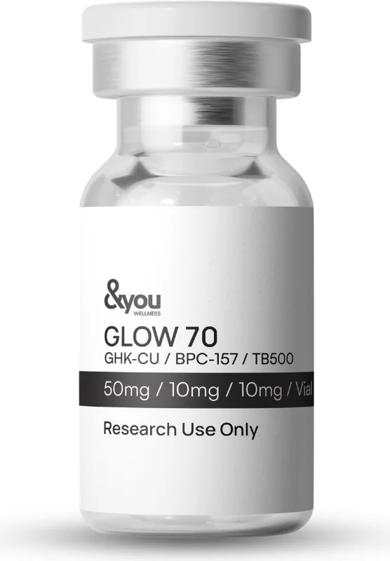 Glow vial, labelled Research Use Only